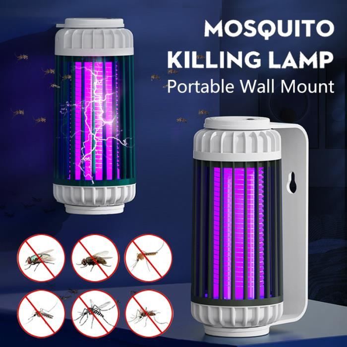 Lampe anti moustique electrique usb rechargeable portable lampe uv anti  insectes,tueur de moustiques lampe,physique piège à moustiqu - Cdiscount  Jardin