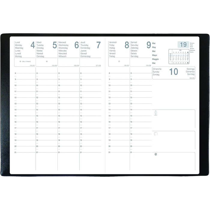 1 Grand Agenda Semainier Saturne Noir Format 21 X 29 7 Cm Janvier 1-grand-agenda-semainier-saturne-noir-format-21-x-29-7-cm-janvier