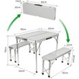 Ensemble Table Et Banc Pliant Achat Vente Pas Cher