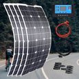 panneau solaire kit complet 100w 200w 300w 400w Flexible solar cell haute efficacité 23 PWM contrôleur pour [FA7934B]-0