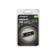 INTEGRAL Clé USB Secure 360 - 8 Go - USB 3.0 - Noir élégant-0