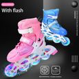 Roller en ligne réglable - VGEBY - Roller lumineuse ajustable M(35-38) - Roller enfant - roller fille/garcon-0