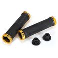 WINOMO quelques BMX VTT poign/ées poign/ées de guidon en caoutchouc v/élo verrouillable Design ergonomique Bleu et Noir
