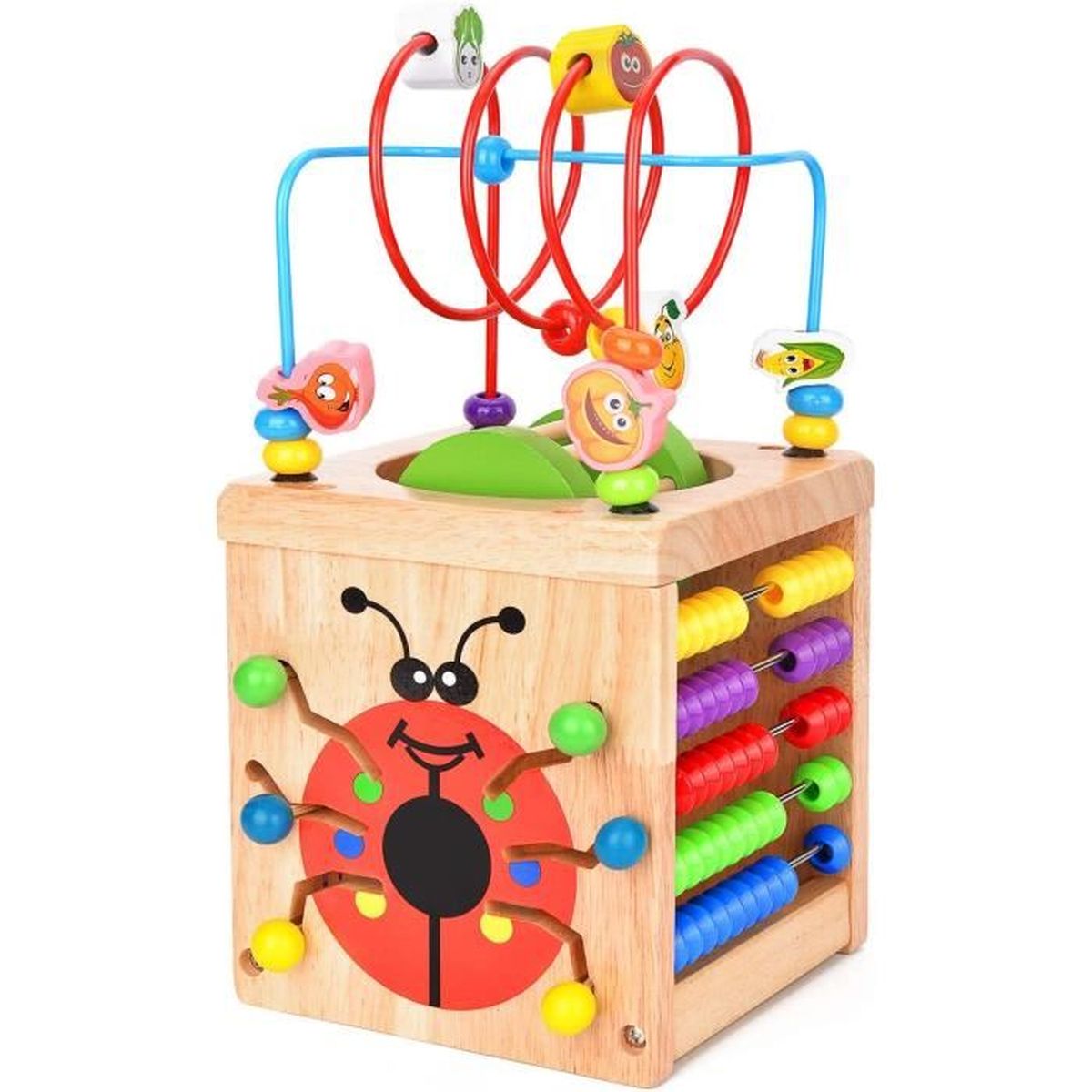 Centre D Activites En Bois Cube Bebe 6 En 1 Multifonction Jouets D Apprentissage Cube Labyrinthe De Perles Pour Les Enfants Tout Pet Cdiscount Jeux Jouets Centre D Activites En Bois Cube Bebe 6 En 1 Multifonction Jouets D Apprentissage Cube Labyrinthe De Perles Pour Les Enfants Tout Pet Cdiscount Jeux Jouets