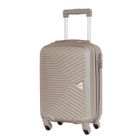 Valise cabine XS Alistair - Collection Iron - 4 roues - ABS ultra résistant - Champagne