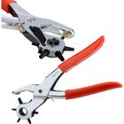 INSTEN Pince Perforatrice Poinçon Pour Perforer Percer les Trous de cuir d'une Ceinture Bracelet de Montre - Rouge