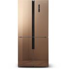 SCHNEI - SCHNEIDER SCHNEIDER - SCMD482NFGM - Réfrigérateur Side by Side - 482L (321+161) - No frost - 4 clayettes verre - 41db - Mirror Gold