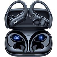 Écouteurs sans fil VEATOOL Bluetooth 5.3 90H d’Autonomie Chargement sans Fil Supra-Auriculaire Étanches Basses Profondes