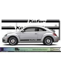 Volkswagen New Beetle Coccinelle Käfer - NOIR - Kit Complet - Tuning Sticker Autocollant Graphic Decals
