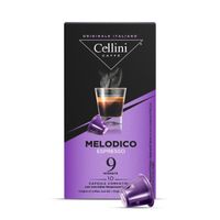 CELLINI - 100 Capsules de café compatibles Nespresso - Mélange Melodico