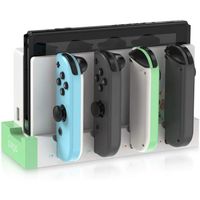 Charge de charge compatible avec Nintendo Switch & Switch Oled Joycons Charger Dock Station