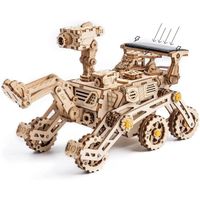Puzzles en bois | Puzzles 3D | Jouets solaires STEM | Kits de modèles de voiture | 213 pièces | Harbinger Rover