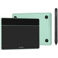 XP-PEN Deco Fun XS Tablette Graphique à Dessin Taille 4x3 Pouces Idéal pour Signature et Education à Distance - Pomme Vert