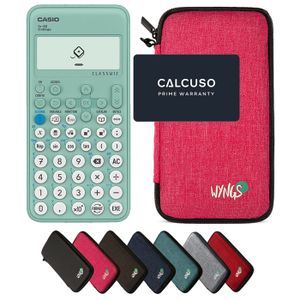 Housse De Protection WYNGS Pour Calculatrice TI Little Professor Solar - Coque Rigide EVA, Fermeture Éclair