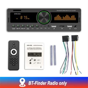 AUTORADIO Recherche Radio - Autoradio Stéréo Bluetooth Swm-80a, Récepteur Fm, Entrée Aux, Sd, Usb, 12v, 1 Din, Lecteur