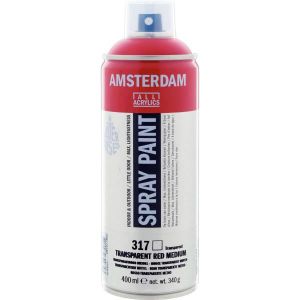 BOMBE DE PEINTURE Bombe de peinture Amsterdam 400 ml rouge transparent