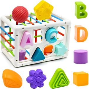 TABLE JOUET D'ACTIVITÉ Trieur de Forme Bébé Jouet - Montessori - Garçons 