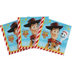 partydeco.pl 20 Serviettes en Papier Happy New Year Marine et dor/ées 33 x 33 cm