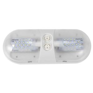 kesoto Plafonnier de Dome étanche Lampe LED Ampoules 12V Blanc pour Camping-car RV Bateau Caravane 
