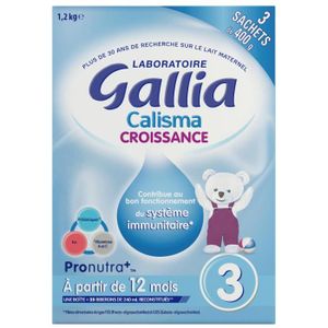 LAIT DE CROISSANCE Gallia Calisma Croissance Lait 3ème Age 1,2Kg