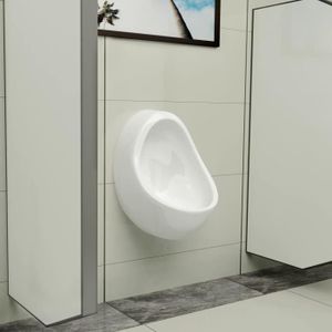 WC - TOILETTES Urinoir suspendu - DRFEIFY - Céramique Blanc - A suspendre - Sans bride - Verticale