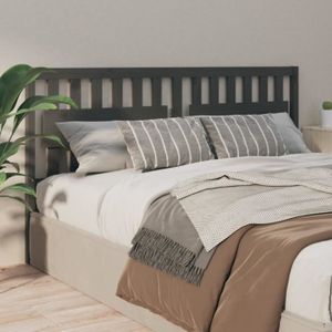 TÊTE DE LIT Tête de lit en bois massif de pin gris - DRFEIFY - 125,5x4x100 cm