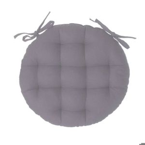 Coussin De Chaise Rond Chaud Pour Chaise De Bureau, 40 Cm X 40 Cm