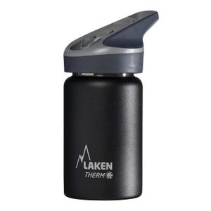 Laken Jannu Thermo en acier inoxydable flacon 0.75 L-Noir