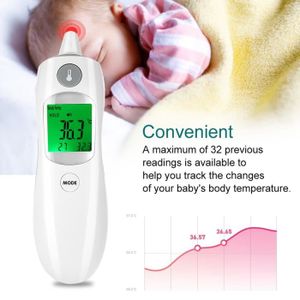 THERMOMÈTRE BÉBÉ LEX Thermomètre pour bébé Thermomètre frontal et a