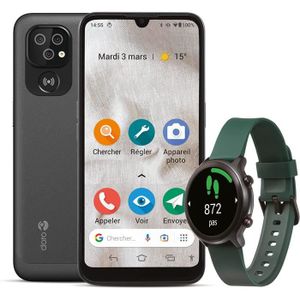 Téléphone portable 8100 + Watch - Smartphone 4G Facile Pour Seniors -
