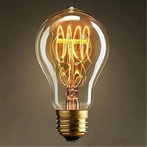 AMPOULE - LED ZG05348-A19 ampoules à incandescence Vintage Edison Ampoules E27 Antique Lumière verre clair 40W 220V Lampe Décoration