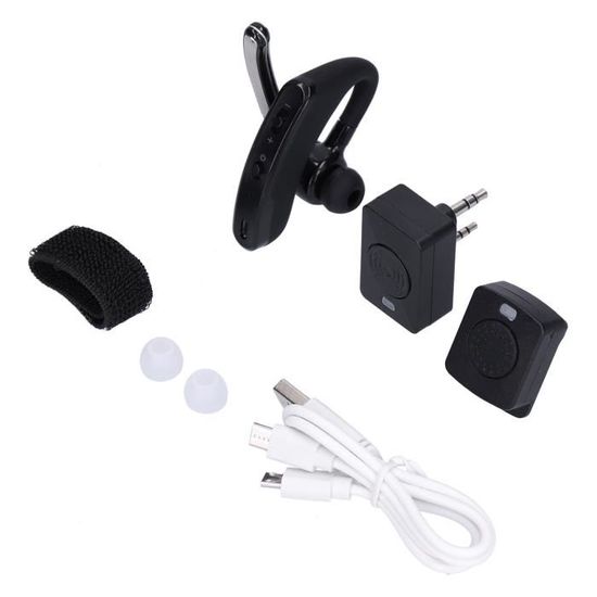 Casque écouteur Bluetooth Mains Libres PTT Pour Talkie-walkie - SODIAL, Neuf