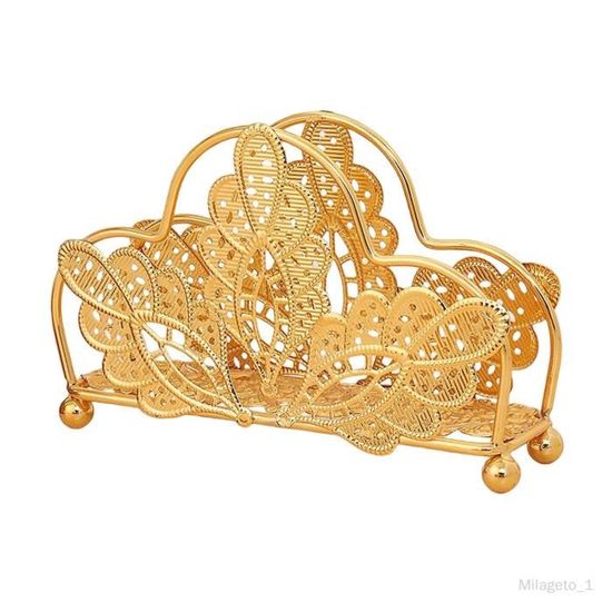 Kehail Porte-serviettes En Métal Doré, Distributeur De Mouchoirs