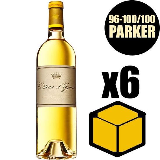 X6 Château d'Yquem 2015 75 cl AOC Sauternes 1er Cru Supérieur Vin Blanc Vin Liquoreux La cave