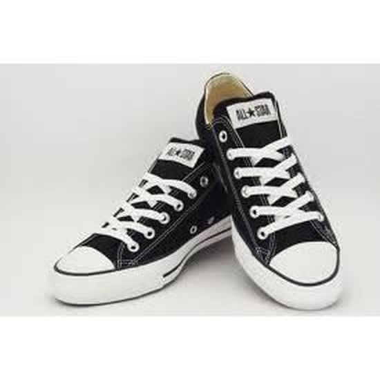 Basket Converse All star Noir Basse en toile NOIR - Cdiscount Chaussures