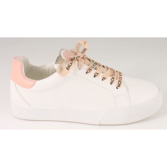 basket blanche et rose