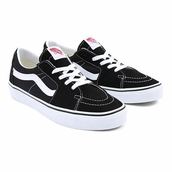 Baskets enfant Vans Sk8 Low Noir Taille 34 5 Cdiscount Sport