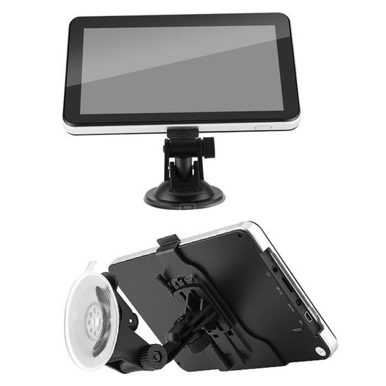 Navigateur GPS de 7 pouces de voiture Portable tactile Navigation BT