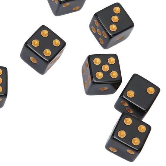 Lot De 5 Grands Dés En Bois 30 Mm – Pour Jeux De Société, éducatif, DIY – Couleurs Variées