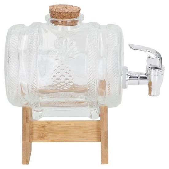 Distributeur De Boissons Waki Glass 4 Litres - En Verre Transparent - 15,5 X 25 Cm - García De Pou