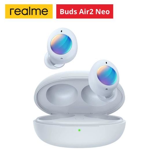 Realme Buds Air 2 Neo Blanc TWS écouteur sans fil bluetooth 5.2 écouteurs suppression de bruit casque IPX5