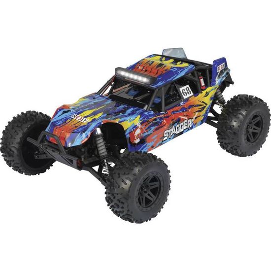 REELY Moto RC Brushless 1/4 – Prête à Rouler (RtR) Avec Gyroscope, Batterie LiPo 5000 MAh, Chargeur Et Piles – 2,4 GHz – Pour Terre Et Tout-terrain