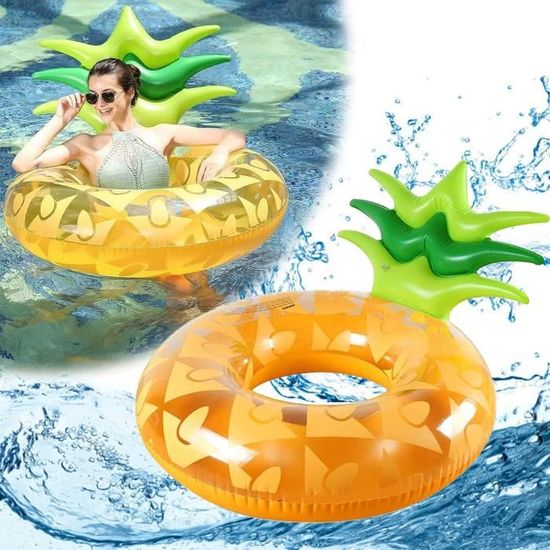 Grand Bouée Ananas Gonflable pour Piscine,Fauteuil Piscine de Natation