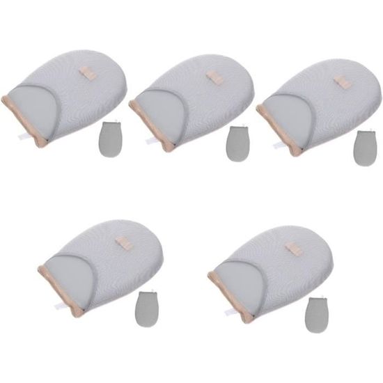 Planche à Repasser Pliante Pour Défroisseur Vapeur - 68x41cm, Antidérapante, Avec Gants, Portable Voyage - 4