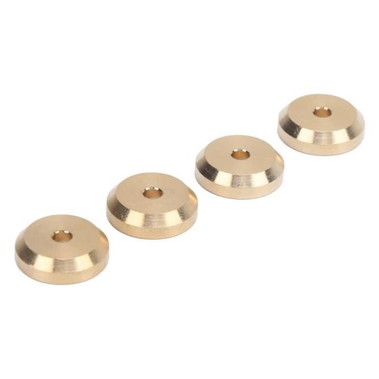 Ieron TRX4 Laiton C-Hubs Blocs de roulettes Couvercle Diff Laiton Essieu Avant Contrepoids pour 1/10 RC Crawler TRX6 TRX4 Pièces de Mise à Niveau