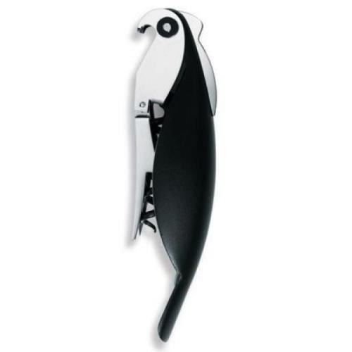 Tire bouchon Alessi Parrot noir
