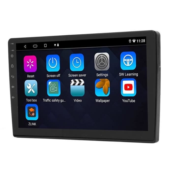Ashata Lecteur autoradio 10.1in Autoradio Universel DVD Lecteur Multimédia WIFI GPS Navigation pour Android 10.0 Système 12V