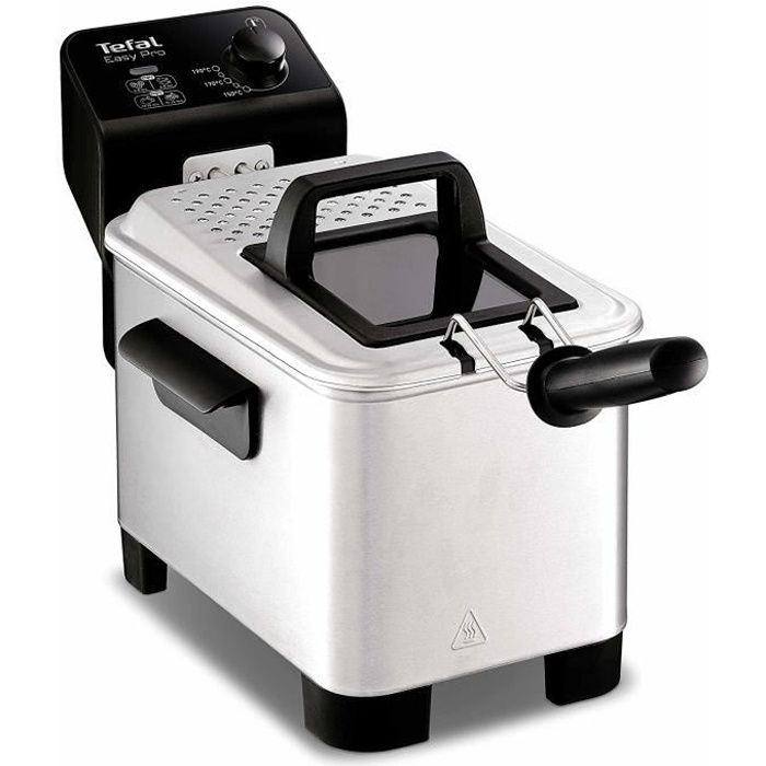 Tefal fr3330 - Friteuse easy pro 3l (Solo, acier inoxydable, stand-alone, vernis, rotatif)