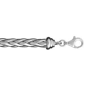 Bracelet Argent maille palmier
