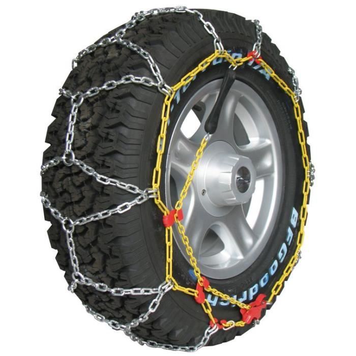 Chaine neige 4x4 utilitaires 16mm pneu 275-45R21 robuste et fiable